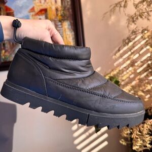 Ankle Boots Puffer Winter Shoes Slip On Unionbay Black 7